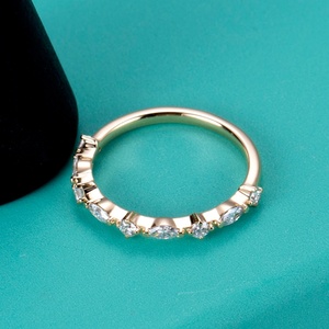 แหวนเพชรเลี้ยงในห้องปฏิบัติการ รุ่น MSR-903 ทอง 18k สไตล์แฟชั่นเครื่องประดับเมสซี่ ราคาโรงงาน - Product Image 6