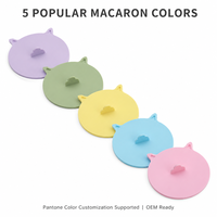 Capuchon de tasse universel en silicone de qualité alimentaire, étanche, réutilisable et lavable, pour vente en gros