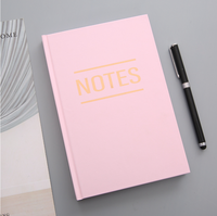 Vente en gros A5 Papier personnalisé Conception personnalisée Couverture rigide Carnet de journal de développement d'auto-amélioration