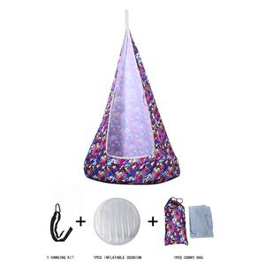 Gearup baby printing hammock swing <strong>hanging</strong> <strong>chair</strong> <strong>pod</strong> for children fabric support oem customized - Product Image 3