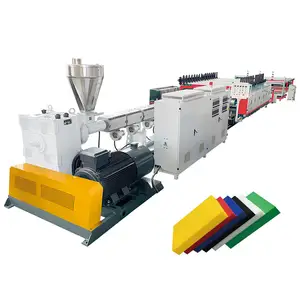 Línea de máquina de producción de extrusión de tablero de placa de hoja gruesa PE/PP/ABS