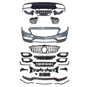 2019 C63 Style voiture calandre à lèvres avant pare-chocs Kit de carrosserie pour <span class=keywords><strong>BENZ</strong></span> W205 C205 <span class=keywords><strong>AMG</strong></span> coupé ligne 2015-2023 - Product Image 1