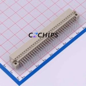 650945-5 Board-to-Board & Backplane Connector Bent Lead Through Hole,P=2.54mm Connector 2.54mm Right Angle Insert 3 Gold - Product Image 2