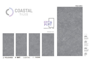 กระเบื้องพอร์ซเลนผิวมันวาวขนาด600x1200วัสดุทนไฟดีไซน์งาช้างทันสมัยสำหรับผนังและพื้นวิลล่า - Product Image 5