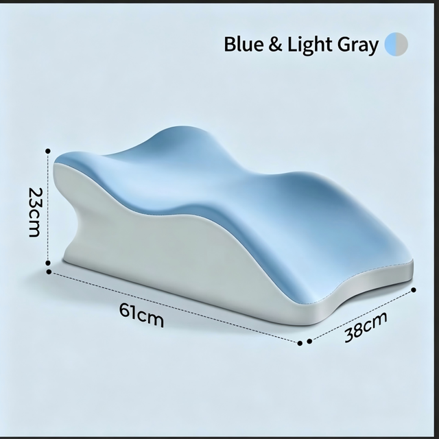 Multi-Functional Memory Foam Prone Pillow, Comfort Face-Down Bed Cushion for Napping, Reading & Stomach Sleeping