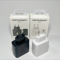Chargeur rapide USB-C PD 45W pour Samsung avec câble de charge USB-C vers C, adaptateur de charge super rapide pour Samsung Galaxy S26 S25 S24