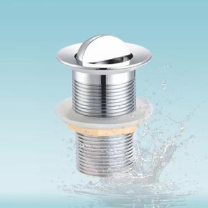 <span class=keywords><strong>Bonde</strong></span> de lavabo <span class=keywords><strong>en</strong></span> acier inoxydable argentée, pivotante, sans trop-plein - Product Image 1