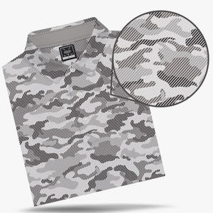 Camiseta Polo de Golf con Logotipo Personalizado, Moderna, Duradera, Transpirable, con Estampado Digital de Camuflaje para Hombre - Product Image 2