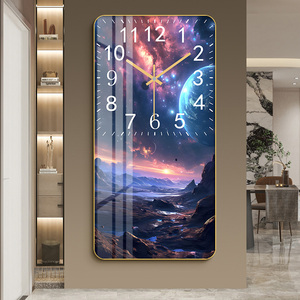 Mode lumière luxe horloge murale salon ménage Simple décoration atmosphère porche peinture décorative suspendue au <span class=keywords><strong>mur</strong></span> - Product Image 1