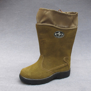 รองเท้าบูทหิมะสำหรับผู้ชาย Mengxus แบบหุ้มข้อสูง กันลื่น เหมาะสำหรับงานก่อสร้าง งานขุดเจาะน้ำมัน คลังสินค้าแช่เย็น ป่าไม้ ฟาร์ม  หุ้มด้วยขนสัตว์บริเวณหัวรองเท้า - Product Image 1