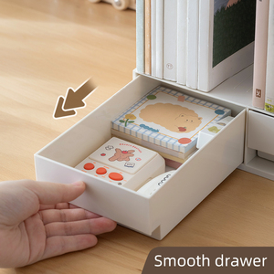 גדול-אחסון ספר שולחן עבודה בעל קיבולת גדולה עם מגירות שולחן משרדי נתיק - Product Image 5