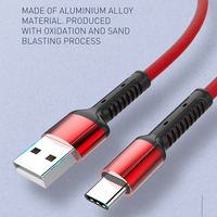 Kabel Data Pengisian Daya Cepat, Kabel USB Pengisi Daya Cepat 5A Arus 2 Meter LDNIO OEM untuk Ponsel Tipe C