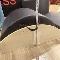 MJD-M501C Correcteur de posture 3-en-1 en érable à baril courbé, durable et portable, pour Pilates et correction de la colonne vertébrale, ensemble de gym, couleurs et logos personnalisables, pour la maison et le studio