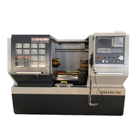 Tour à métaux miniature horizontale CNC CK6140, machine à métaux lourde, tour mécanique miniature classique chinoise pour le travail des métaux CK6140/750
