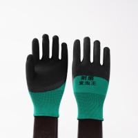 Gants de travail mécaniques antidérapants avec paume enduite de mousse de sable et de latex