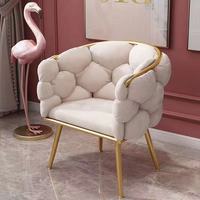 Chaise de maquillage pour salon de manucure, chaise individuelle minimaliste moderne, chaise de luxe légère, chaise bulle, chaise canapé Instagram-worthy