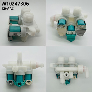 วาล์วโซลินอยด์น้ำเข้า W10247306 120V AC 50/60 Hz สำหรับอะไหล่เครื่องซักผ้า - Product Image 4