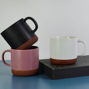 Hot bán quà tặng doanh nghiệp hai màu khâu cốc cà phê với xử lý - Product Image 2