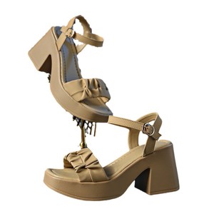 Nuevas Sandalias Romanas de Plataforma Gruesa Estilo Hada para Mujer, Calzado de Verano con Cuña 916 - Product Image 5