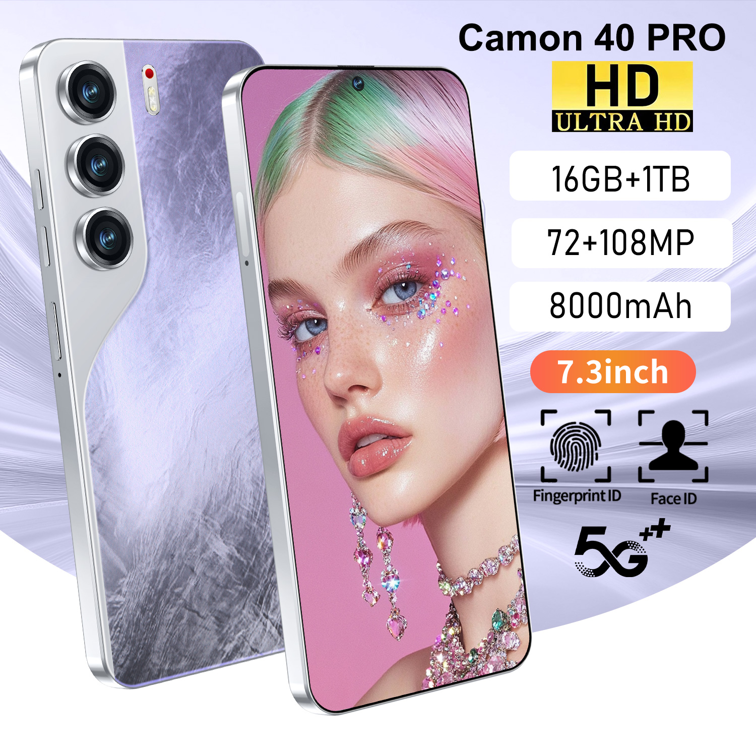 Camon 40 5G Unlocked Dual SIM Mobile Pro with Octa Core CPU