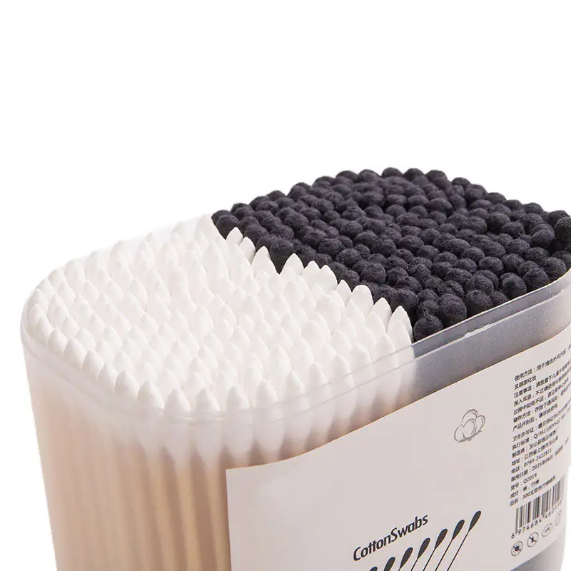 OEM Design pacchetti individuali materiali per la pulizia dell'orecchio tampone di cotone cura della bellezza attrezzatura per il trucco Cotton fioc