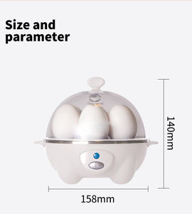 Hervidor de huevos de plástico automático de alta calidad, hervidor de huevos doméstico pequeño rápido - Product Image 6