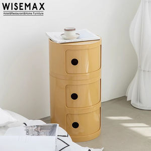 WISEMAX FURNITURE Mobilier de chambre à coucher Offre Spéciale Table de <span class=keywords><strong>chevet</strong></span> en plastique multifonctionnelle à trois couches Table de <span class=keywords><strong>chevet</strong></span> colorée - Product Image 6