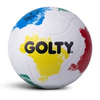 GOLTY GSH-6002 Taille 5 Poids 400-450G et Circonférence 680-700MM avec Nouveau Design Cuir PU Thermocollé de Haute Qualité pour Football