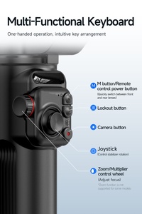 2024 nouveau M02 3 stabilisateur de cardan AI caméra de suivi du visage application dédiée support Anti-secousse Portable pliable Smartphone trépied - Product Image 3