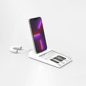 Điện thoại di động an ninh hiển thị báo động đứng với giá tag chủ chống trộm sạc cho tai nghe trong cửa hàng bán lẻ - Product Image 4