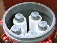 Pompa filter kimia berlapis krom nikel ketahanan alkali asam industri untuk filtrasi larutan kimia