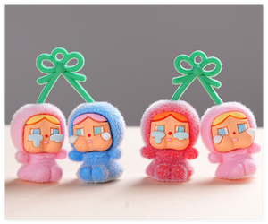 Miniatura in Resina alla <span class=keywords><strong>Moda</strong></span>, Bambola Piangente Colorata con Effetto Floccato, Statuetta 3D, Charm Coniglietto per Bambine, Giocattolo Sorpresa per Bambini - Product Image 5