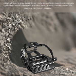 Pedali per bici da <span class=keywords><strong>ciclismo</strong></span> Indoor da 9/16 "con cuscinetti commerciali LW-PP123 per bici da corsa - Product Image 5