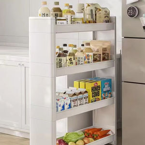 Organisateur de chariot en plastique de supports de stockage de cuisine moule utilisé - Product Image 1