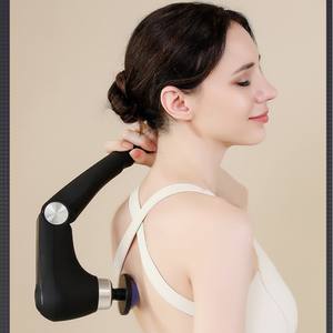 Pistola de Masaje Profesional Portátil 2025, Plegable, con 10 Cabezales, Vibración, Calor y Frío, Terapia de Percusión, Pantalla LCD, Mini Pistola de Fascia - Product Image 1