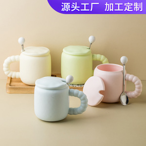 Taza de cerámica personalizada con impresión de logotipo, diseño minimalista para regalos empresariales, publicidad y uso en hoteles - Product Image 4