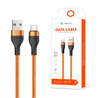 Cable USB-A de 60W 3A, Nuevo Cable USB Tipo-C 3.0 con Conector de Nailon Trenzado, Carga Rápida de 3A, Conductor de Cobre Puro, Nuevo Estándar 2026