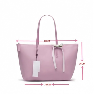 Borsa in pelle sintetica di grande capacità, nuova borsa da donna francese, - Product Image 3