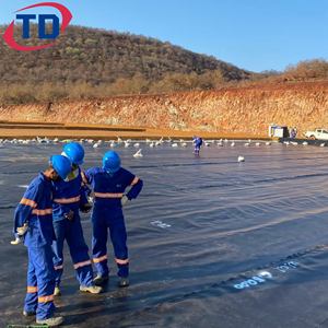 <span class=keywords><strong>HDPE</strong></span> Pond <span class=keywords><strong>Liner</strong></span> 0.5mm 0.7mm 1mm 1.5mm 2mm Geomemrbrana per acquari impermeabilizzanti Geo-membrana rivestimento LDPE geomembrana prezzo - Product Image 1