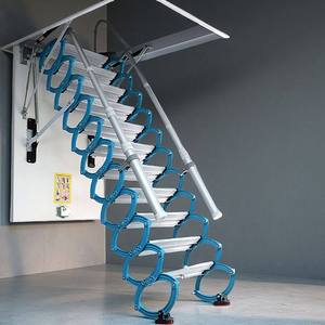 <span class=keywords><strong>Escalier</strong></span> de <span class=keywords><strong>grenier</strong></span> <span class=keywords><strong>escamotable</strong></span> électrique entièrement automatique et invisible pour maison, loft ou villa - Product Image 3