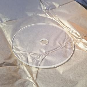 กระจก K9 คุณภาพสูง/กระจกซิลิกาหลอม/กระจกคริสตัลแซฟไฟร์แบบมีรู ฝาครอบกระจกใส - Product Image 6