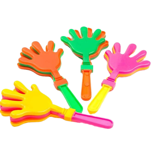 Jouet claquant en plastique, claquettes de doigts et de paume à motif dessin animé pour enfants, accessoire musical pour fêtes, anniversaires, carnavals, cadeau et souvenirs - Product Image 2