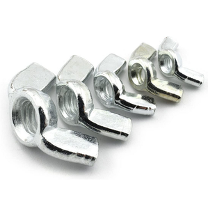 Wing Nut M10 Metric Hex Class 8 Zinc Plated Self-Locking Thumb Drive General Industry Use - Product Image 1