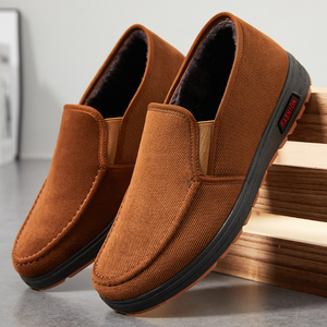 Chaussures de sport pour hommes grandes tailles, transfrontalières, en gros, tissées, respirantes, à enfiler, pour la course et le quotidien, été, couleur unie - Product Image 3