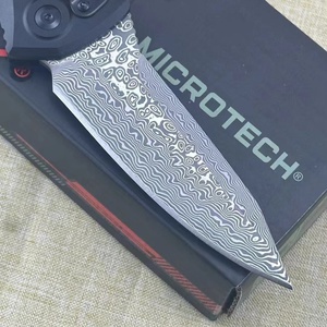 มีด战术คุณภาพสูงปรับแต่งได้ ผลิตจากสแตนเลส ด้ามจับอะลูมิเนียม พร้อมปลอกมีด เทคโนโลยีไมโคร สำหรับใช้งานกลางแจ้ง OEM จำนวนจำกัด - Product Image 5