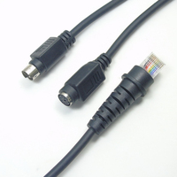 Cable en Y RJ45 de 5 m a Doble PS2 KB con Escáner de Código de Barras Micro-USB para Computadoras Honeywell 3800g 4600G