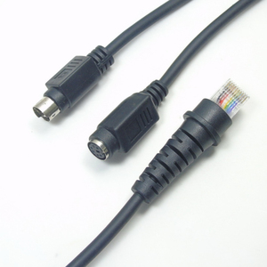 5M RJ45 để kép <span class=keywords><strong>PS2</strong></span> <span class=keywords><strong>KB</strong></span> Wedge Y Cable với Micro-USB Máy quét mã vạch cho HONEYWELL 3800G 4600g máy tính - Product Image 2