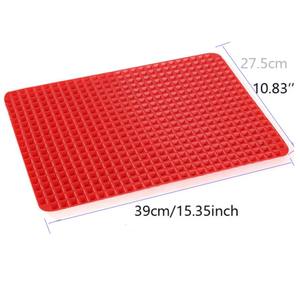 Estera antiadherente para cocinar, sartén antiadherente para microondas, apta para lavavajillas, esterilla reutilizable de silicona de grado alimenticio para hornear, P1246 - Product Image 4