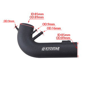 Комплект высокопроизводительной системы забора холодного воздуха для 2015-2017 Ford Mustang GT 5.0L V8 3'' - Product Image 3