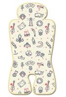 Coussin de siège auto universel en gel rafraîchissant pour poussette d'été, motif imprimé personnalisé pour poussette bébé